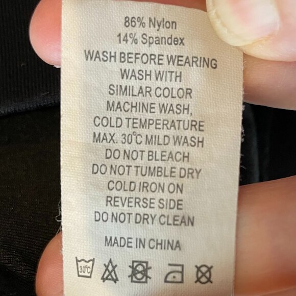 Zyia Active All Star Racer Back Nylon Spandex Spots Bra 'One More Rep' Black M - Picture 14 of 15